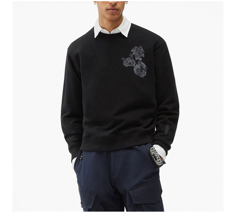 商品Kenzo|KENZO 男士黑色卫衣 FB65SW0244ML-99,价格¥1651,第7张图片详细描述