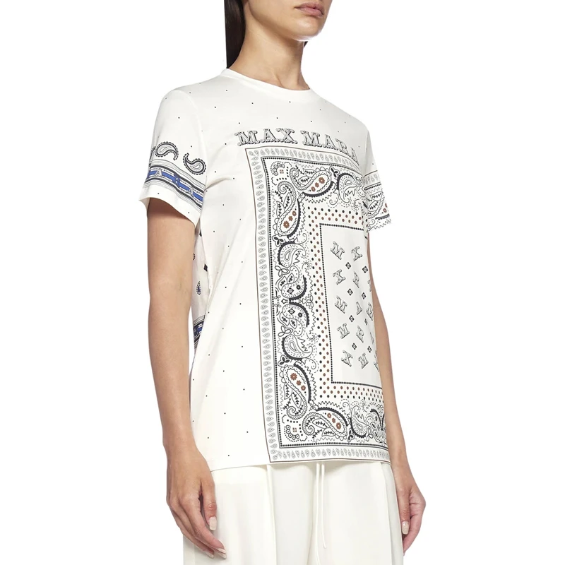 商品Max Mara|MAX MARA 印花女士T恤 19760119-600-005,价格¥695,第5张图片详细描述