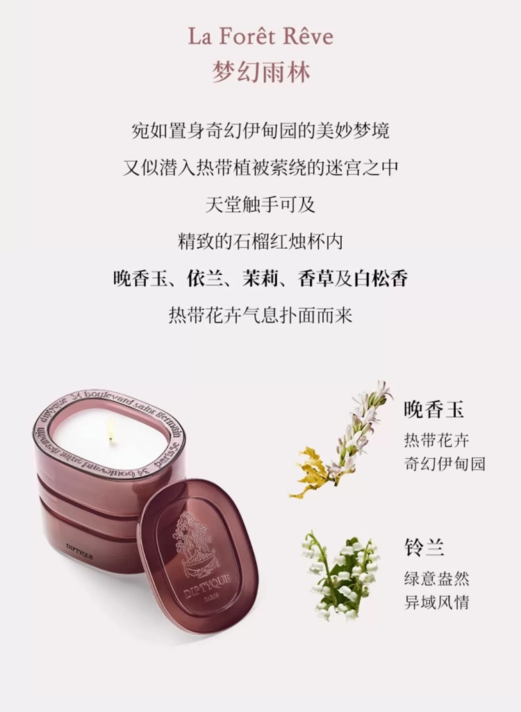 商品Diptyque|Diptyque蒂普提克 大千之境香薰蜡烛系列270g 替换芯,价格¥827,第13张图片详细描述