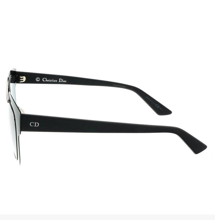 商品[国内直发] Dior|DIOR 黑色女士方形太阳镜 DIORCHROMIC-LMK,价格¥3497,第5张图片详细描述