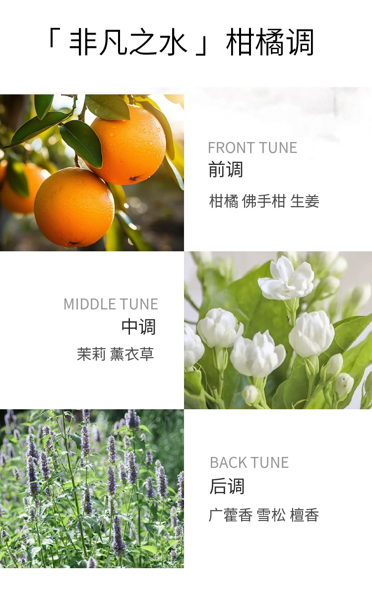 商品Clarins|娇韵诗非凡之水香氛喷雾中性淡香EDT 50-100ml 柑橘调,价格¥250,第6张图片详细描述