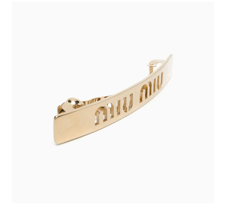 商品Miu Miu|MIU MIU 金色女士发夹 5IF123-2DTU-F0056,价格¥2165,第5张图片详细描述