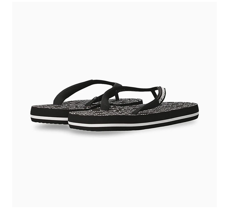 商品[国内直发] Emporio Armani|EMPORIO ARMANI 黑色男士露趾拖鞋 905010-CC295-00020,价格¥348,第6张图片详细描述