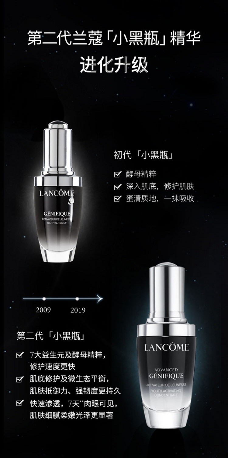 商品Lancôme|Lancome兰蔻「小黑瓶」精华肌底液75ml,价格¥768,第11张图片详细描述