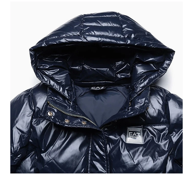商品[国内直发] Emporio Armani|EMPORIO ARMANI 海军蓝色女士棉服 6LTB10-TN5LZ-0554,价格¥1898,第6张图片详细描述