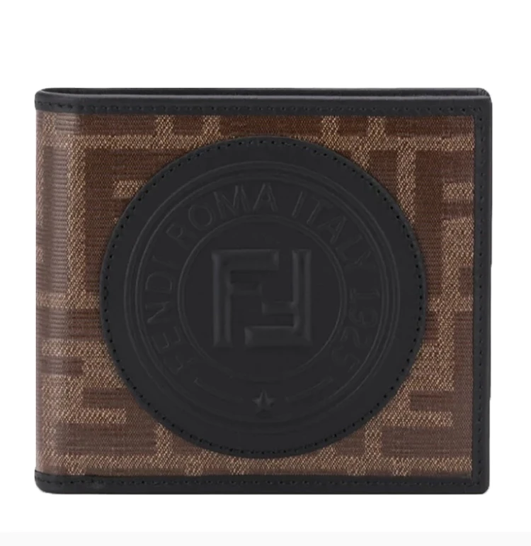 商品Fendi|Fendi 芬迪 中性深棕色皮革钱包 7M0169-A5K4-F17PZ,价格¥2185,第4张图片详细描述
