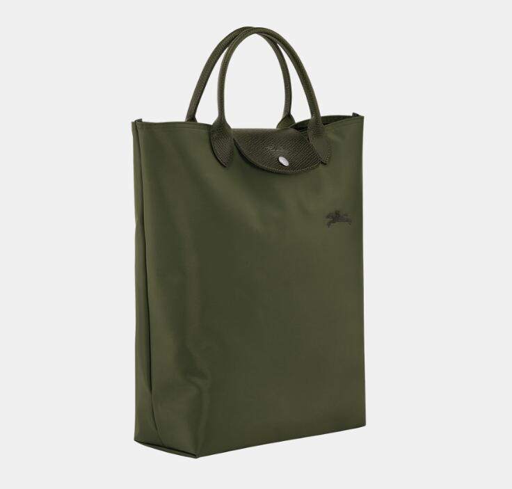 商品Longchamp|珑骧Logo压花 再生聚酰胺拼帆布 托特包Tote包购物袋手提包 中号 女款 多色（香港仓发货）,价格¥857,第6张图片详细描述