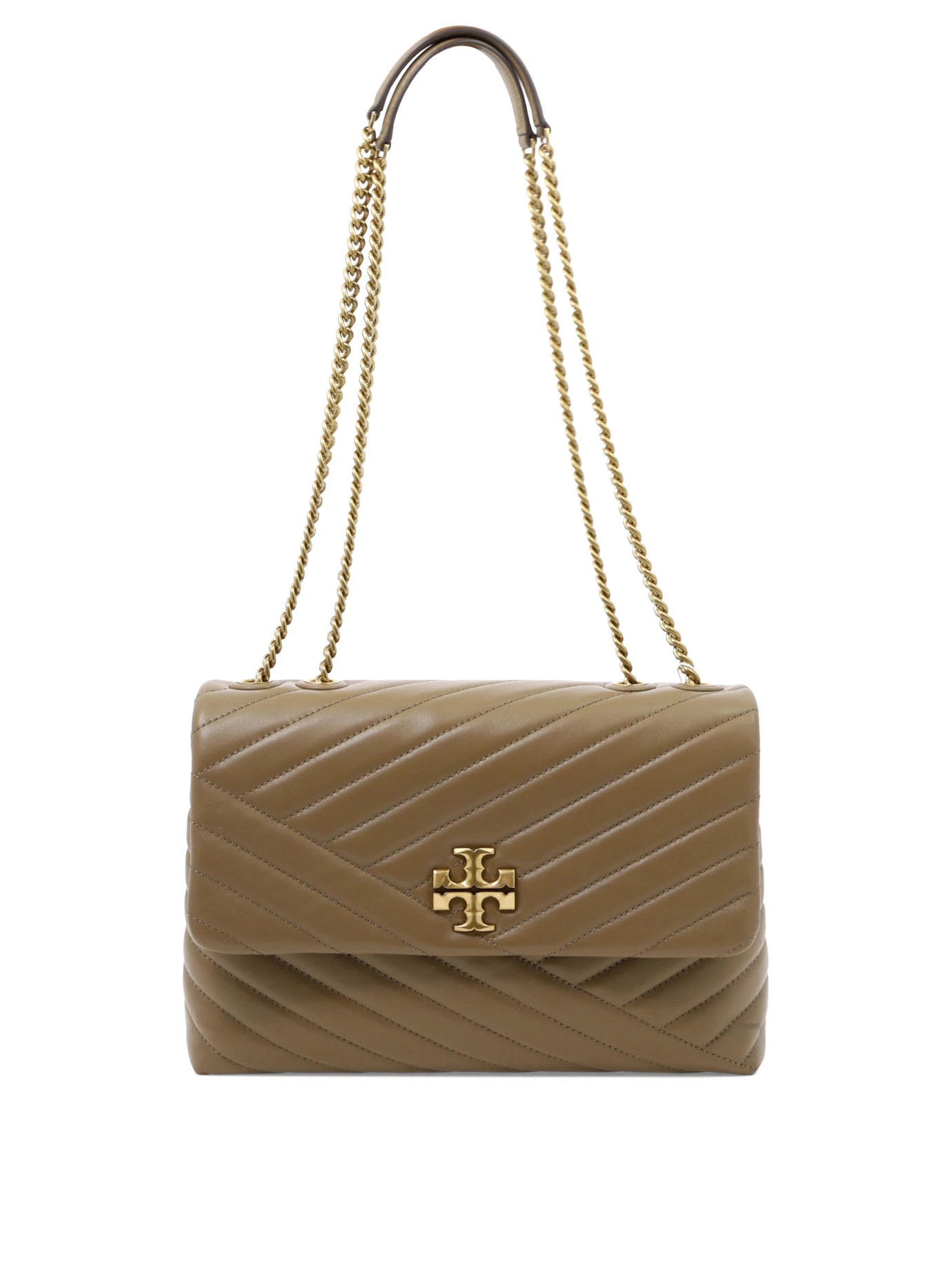 商品Tory Burch|TORY BURCH 棕色女士单肩包 90446-250 29*8*19cm,价格¥2929,第1张图片详细描述