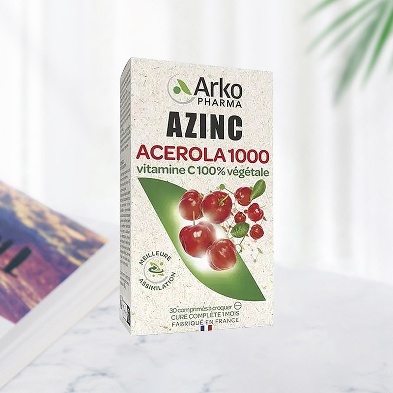 商品Arkopharma|纯植物针叶樱桃提炼维生素C咀嚼片30粒 抗疲劳  1-2-3盒,价格¥142,第4张图片详细描述
