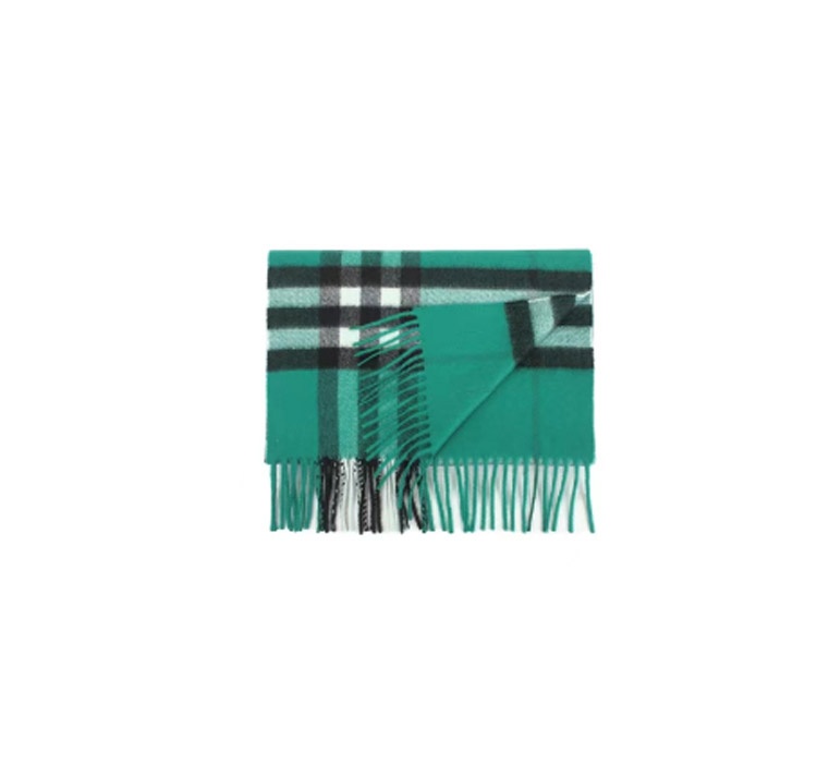 商品Burberry|BURBERRY 巴宝莉 男女同款红色山羊绒时尚经典格纹围巾 4030505,价格¥4633,第3张图片详细描述