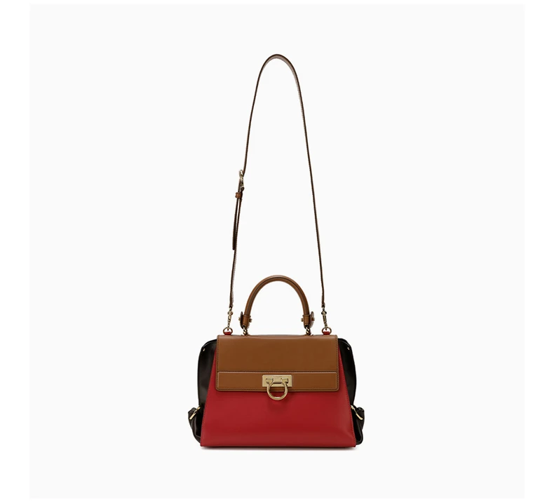 商品[国内直发] Salvatore Ferragamo|SALVATORE FERRAGAMO 红色女士斜挎包 21-E530-593701,价格¥13863,第6张图片详细描述