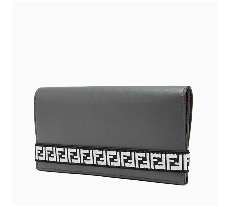 商品Fendi|FENDI 灰色男士手拿包 7M0268-A8VC-F128U,价格¥3473,第4张图片详细描述