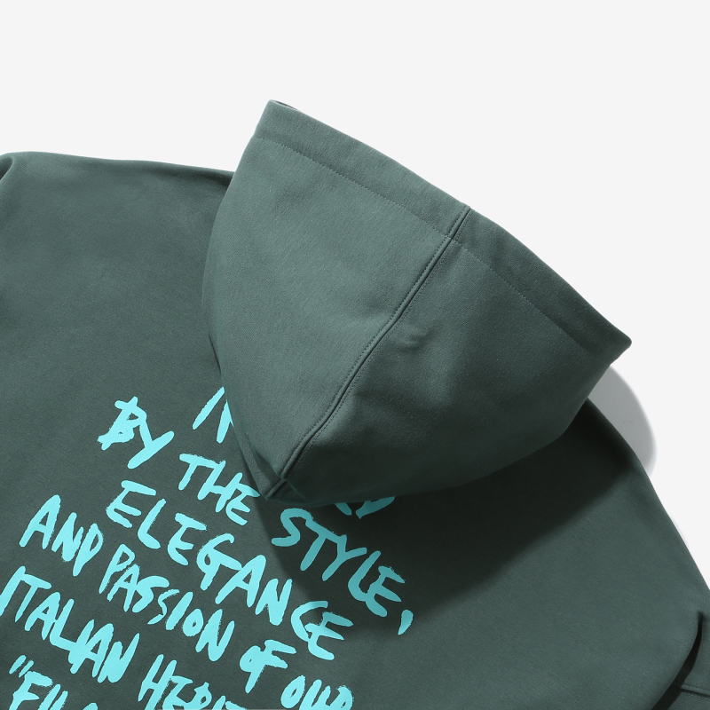 商品Fila|【享贝家】FILAOverfit Typography 连帽衫卫衣红色/绿色 FS2POD3125X （特价活动款）,价格¥178,第12张图片详细描述