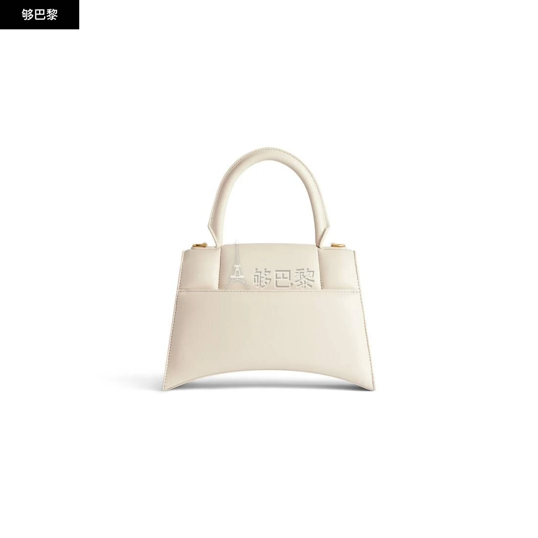 商品Balenciaga|【预售】 巴黎世家 24秋冬 女士 单肩包 Women's Hourglass Small Handbag in Light Beige 5935462AATJ9224,价格¥19292,第6张图片详细描述