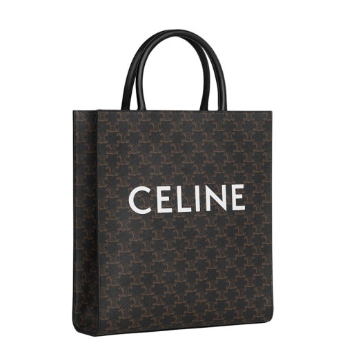 商品Celine|【包税】CELINE/赛琳    男士黑色中号垂直印花凯旋门帆布小牛皮斜跨手提包194432CIM.38NO,价格¥10938,第4张图片详细描述