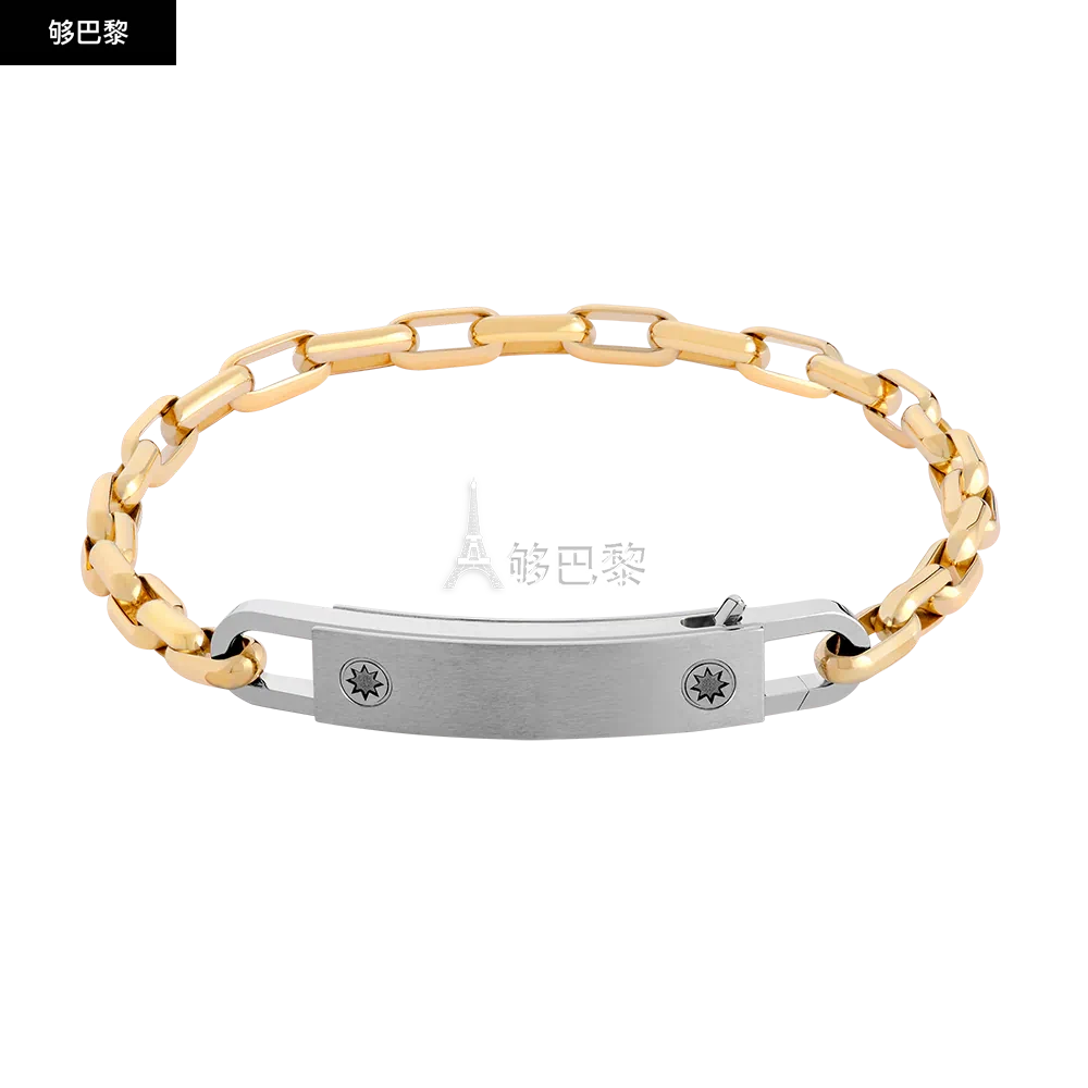 商品Fred|包邮包税【预售7天发货】 FRED 24春夏 男士 手镯 FORCE 10 BRACELET 6B1212,价格¥41393,第3张图片详细描述