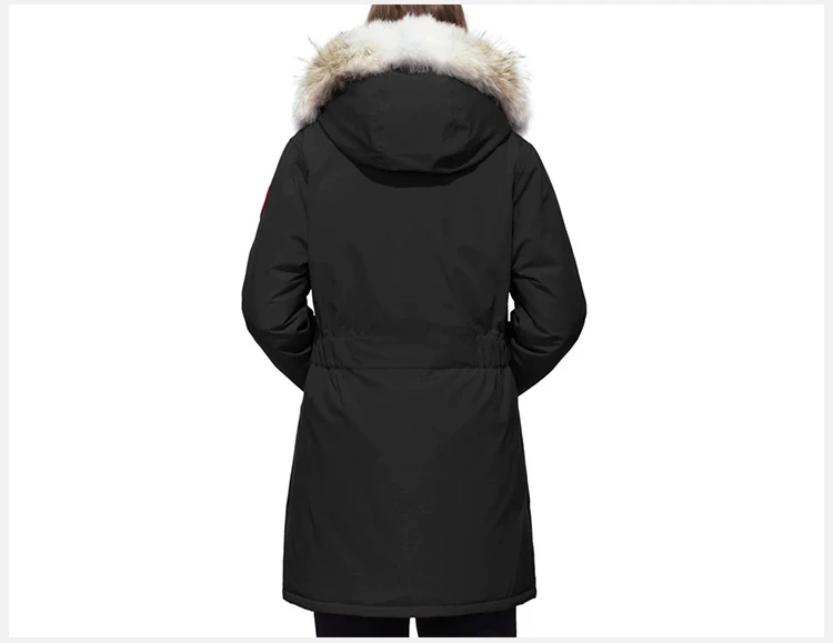 商品[国内直发] Canada Goose|Canada Goose 加拿大鹅 女士黑色鸭绒大衣 6660L-BLACK,价格¥8347,第6张图片详细描述