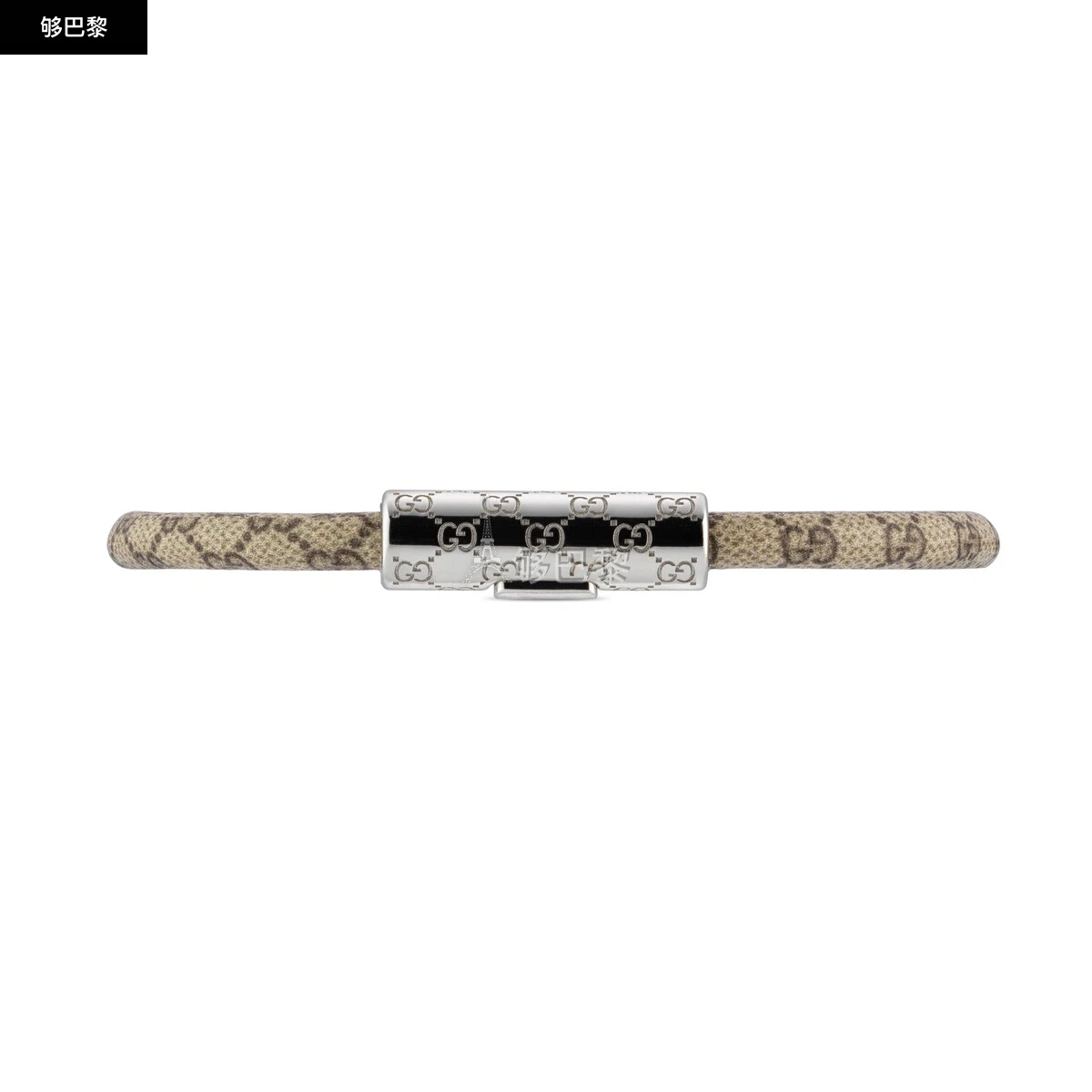 商品Gucci|【预售】 古驰 25春夏 男士 手链 饰GG细节手链 836293 IAADZ 8199 ,价格¥2530,第5张图片详细描述