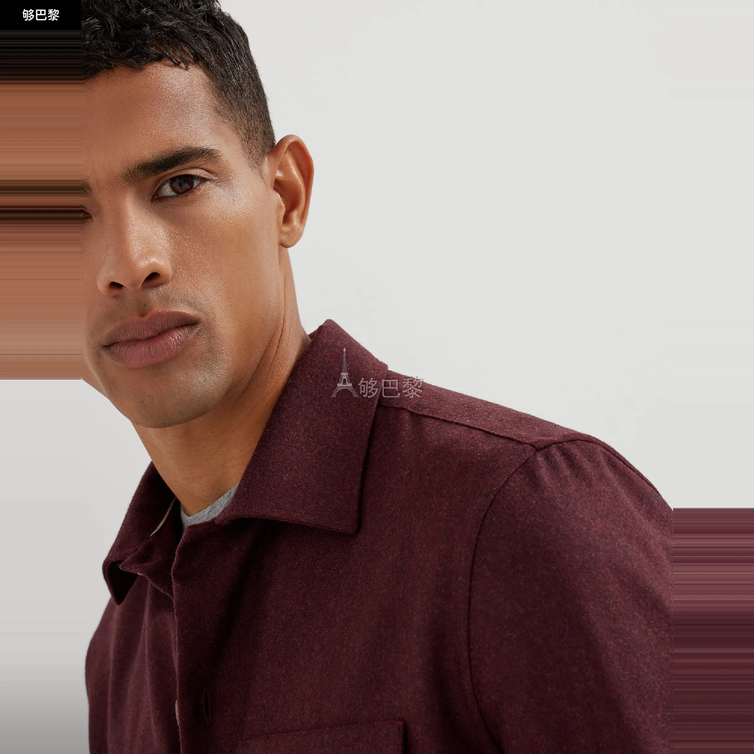 商品Brunello Cucinelli|【预售】 25春夏 男士 长袖衬衫 Surchemise en flanelle de laine vierge à poches poitrine 252M038P0720C544 ,价格¥11800,第5张图片详细描述