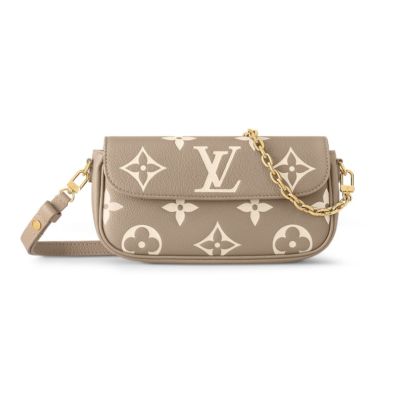 商品Louis Vuitton|【预售十天】路易威登 23新款CHAIN IVY女士灰褐色皮革肩背手提包,价格¥14055,第2张图片详细描述