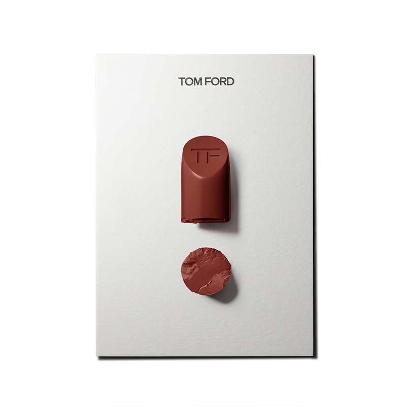 商品Tom Ford|汤姆福特 节日限定唇膏口红 100大秀裸棕 3g 哑光质地,价格¥327,第4张图片详细描述