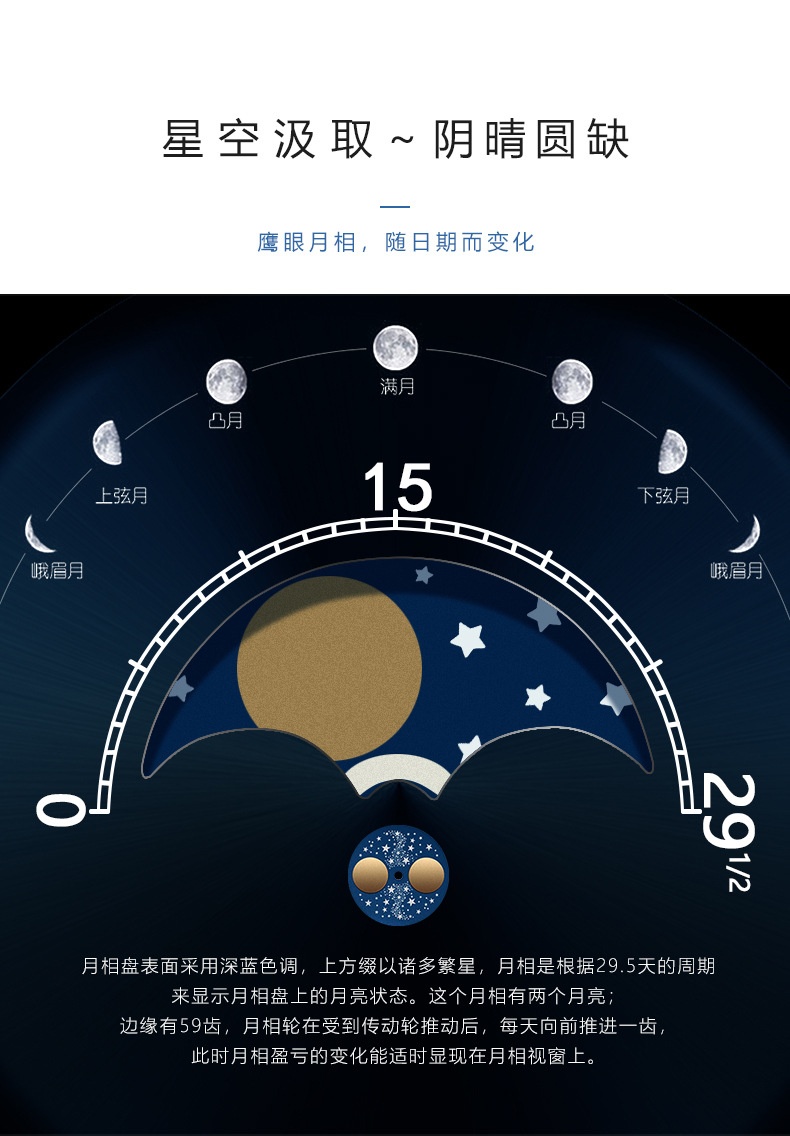 商品[国内直发] Mark Fairwhale|马克华菲名表品牌设计师手表男士真皮带防水精钢石英男表,价格¥283,第14张图片详细描述