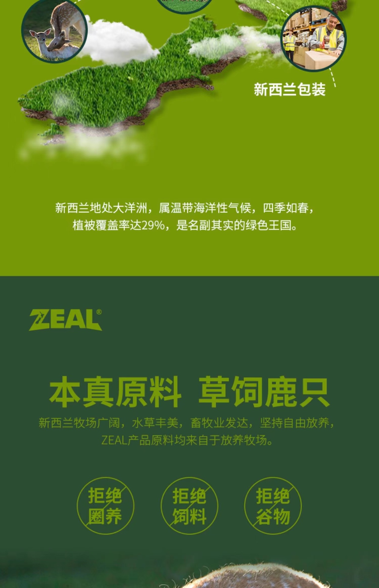 商品[国内直发] Zeal|新西兰全进口风干鹿筋条（犬用）125g,价格¥106,第13张图片详细描述