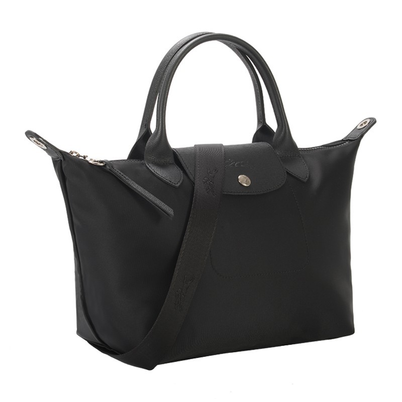 商品[国内直发] Longchamp|珑骧 LONGCHAM饺子包奢侈品LE PLIAGE NÉO系列黑色小号短柄织物手提包饺子包L1512 598 001,价格¥1233,第2张图片详细描述
