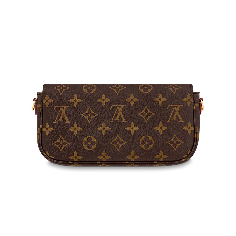 商品Louis Vuitton|【现货】路易威登23新款女士棕色帆布老花金色五金腋下包单肩链条包 M81911,价格¥16567,第7张图片详细描述