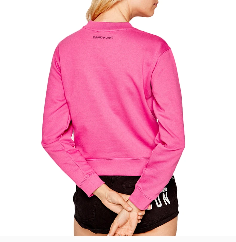 商品Emporio Armani|EMPORIO ARMANI 粉色女士卫衣/帽衫 3H2M8Z-2J49Z-0309,价格¥716,第6张图片详细描述