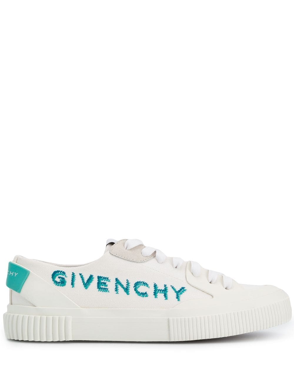 商品Givenchy|GIVENCHY 白色女士帆布鞋 BE000PE0SP-128,价格¥3046,第5张图片详细描述