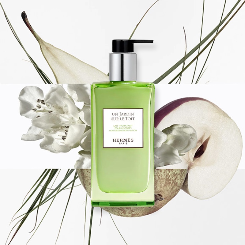 商品Hermes|爱马仕新版屋顶花园身体乳 200ml 柔软舒适芳香围绕,价格¥397,第2张图片详细描述