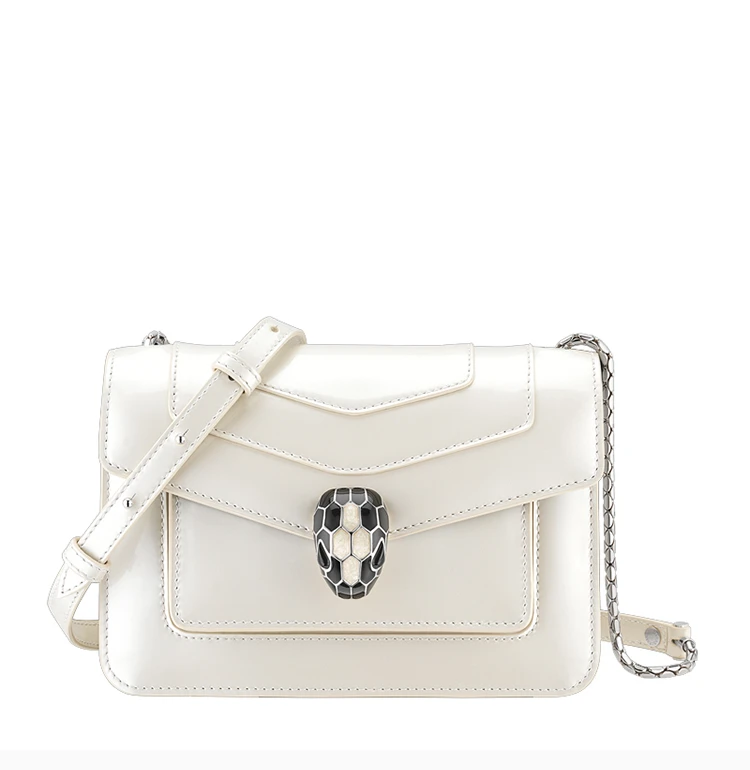 商品[国内直发] BVLGARI|BVLGARI 白色女士单肩包 289771,价格¥15655,第5张图片详细描述