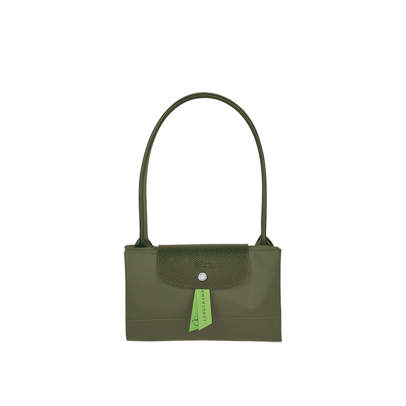 商品Longchamp|LONGCHAMP/珑骧 女士粉色帆布银色五金按扣拉链开合大号托特包,价格¥1045,第3张图片详细描述