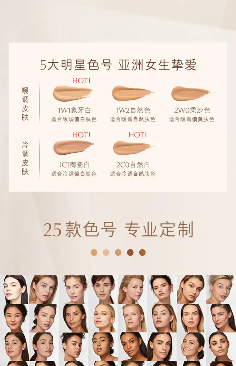 商品Estée Lauder|雅诗兰黛DW持妆粉底液30ML抗油抗汗持久自然【香港直邮】,价格¥180,第8张图片详细描述