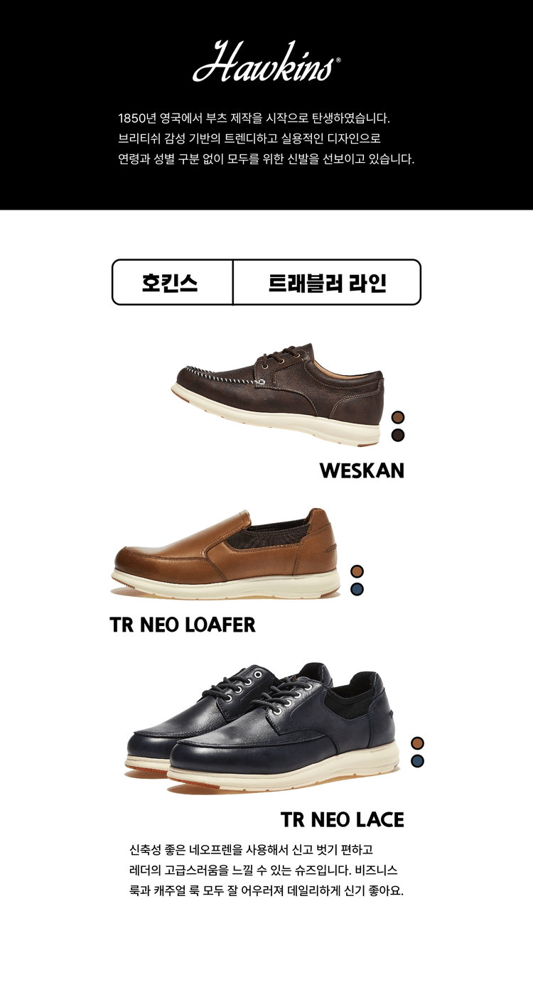 商品Hawkins|【Brilliant|包邮包税】HAWKINS TR NEO LACE 男生  休闲鞋 系带鞋  HL90164 NAVY,价格¥560,第2张图片详细描述