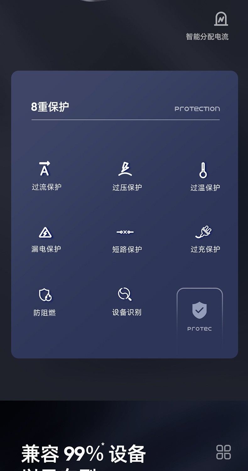商品[国内直发] JOYROOM|机乐堂 JR-CL03车载充电器点烟器双USB双拓展口车充分线器6.2A大功率智能共享充电器指示灯 简约黑【共享车充·防滑卡扣·广泛兼容】,价格¥77,第8张图片详细描述