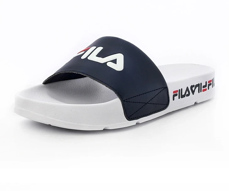商品Fila|【享贝家】ZY-  FILA  斐乐拖鞋运动款 白蓝色 FS1SLB1003XWNV,价格¥172,第6张图片详细描述