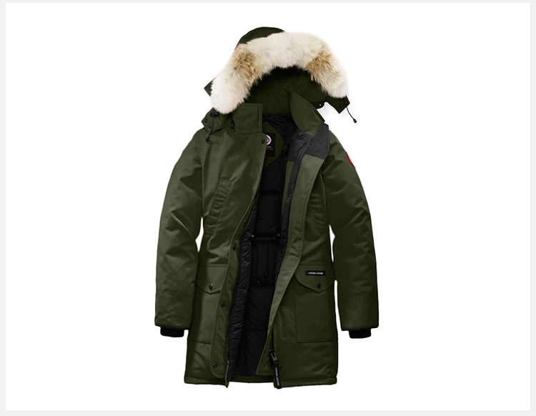 商品[国内直发] Canada Goose|Canada Goose 加拿大鹅 trillium羽绒服女士中长款 6660L-military-green,价格¥11949,第7张图片详细描述