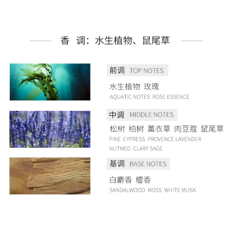 商品jep|普罗旺斯深海男士香水100ml 小众海洋调夏日淡香EDT男香,价格¥140,第7张图片详细描述