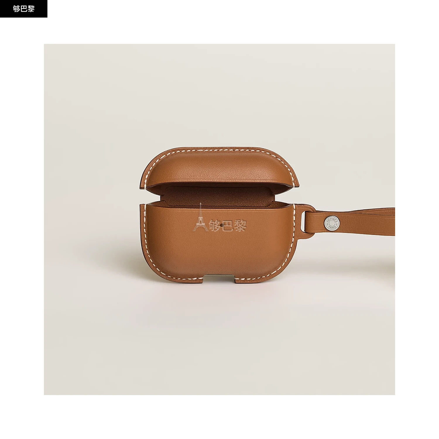 商品Hermes|【预售】 爱马仕 25春夏 女士 耳机包 Étui pour AirPods Pro 2 H0009721A37 ,价格¥8979,第2张图片详细描述