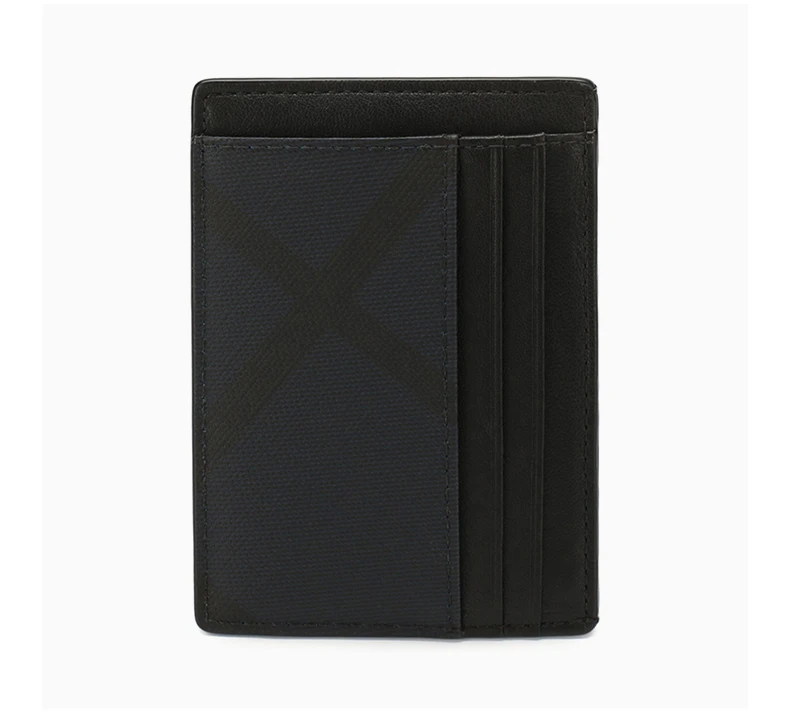 商品Burberry|BURBERRY 男士黑色皮革卡夹 8024773,价格¥1621,第5张图片详细描述