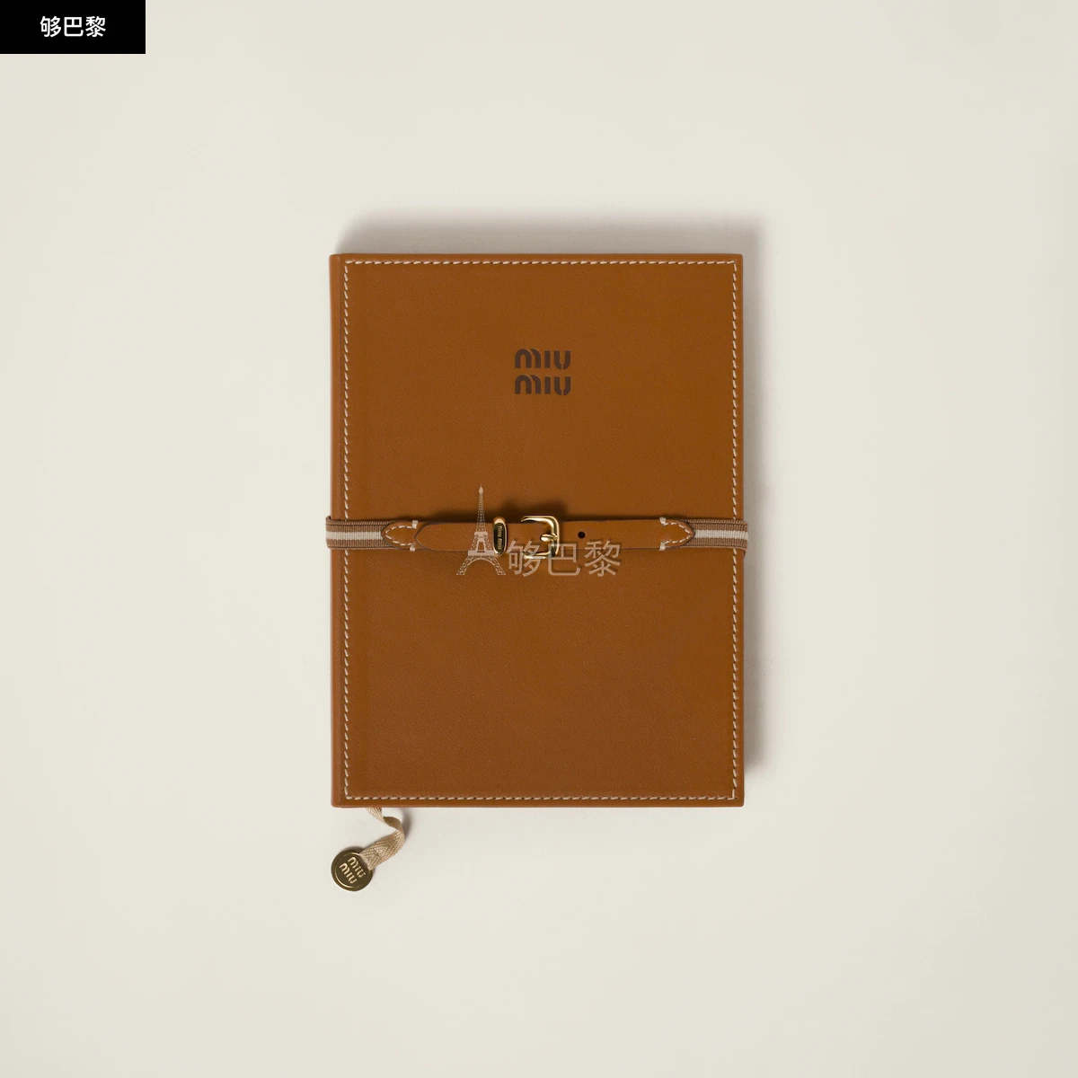 商品Miu Miu|【预售】 缪缪 25春夏 女士 文具 Agenda en cuir 5RM035_2CSY_F0046 ,价格¥3961,第2张图片详细描述