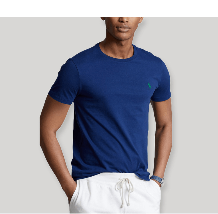 商品Ralph Lauren|【Brilliant|包邮包税】Polo 小马刺绣圆领短袖T恤 2305167706,价格¥306,第25张图片详细描述