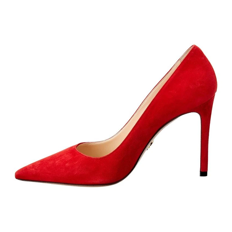 商品Prada|PRADA 女士红色时尚皮革高跟鞋 1I834I-008-F0011,价格¥3061,第4张图片详细描述
