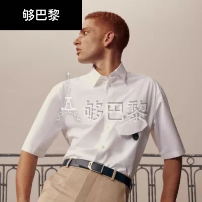 商品Hermes|【预售】 爱马仕 24秋冬 男士 腰带 Boucle de ceinture Jockey & Cuir de ceinture réversible 32 mm H010632UK05 | H073967CAEM,价格¥7484,第5张图片详细描述