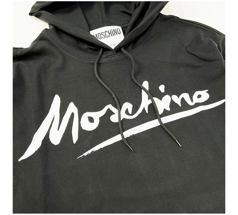 商品Moschino|MOSCHINO 黑色女士卫衣/帽衫 DT0451-0426-1555,价格¥1265,第5张图片详细描述