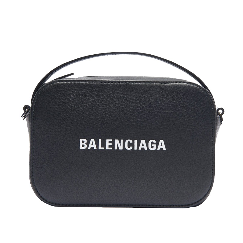 商品Balenciaga|Balenciaga/巴黎世家 秋冬新款 男士黑色光滑小牛皮相机包XS款斜挎包608653DLQ4N1000,价格¥6311,第2张图片详细描述