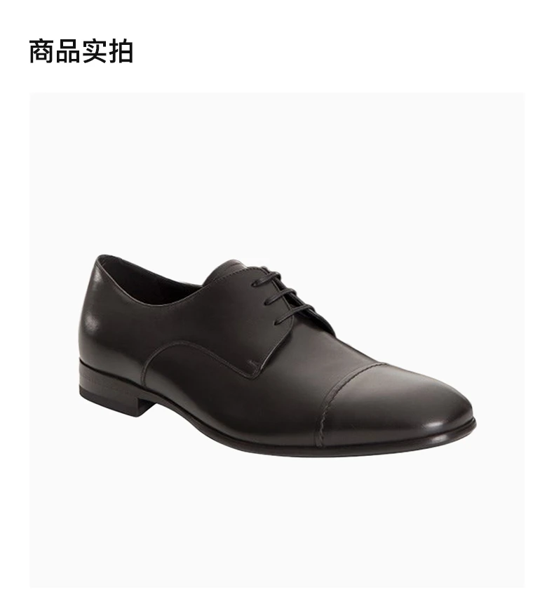 商品Salvatore Ferragamo|SALVATORE FERRAGAMO 黑色男士系带正装鞋 0618440,价格¥2673,第4张图片详细描述