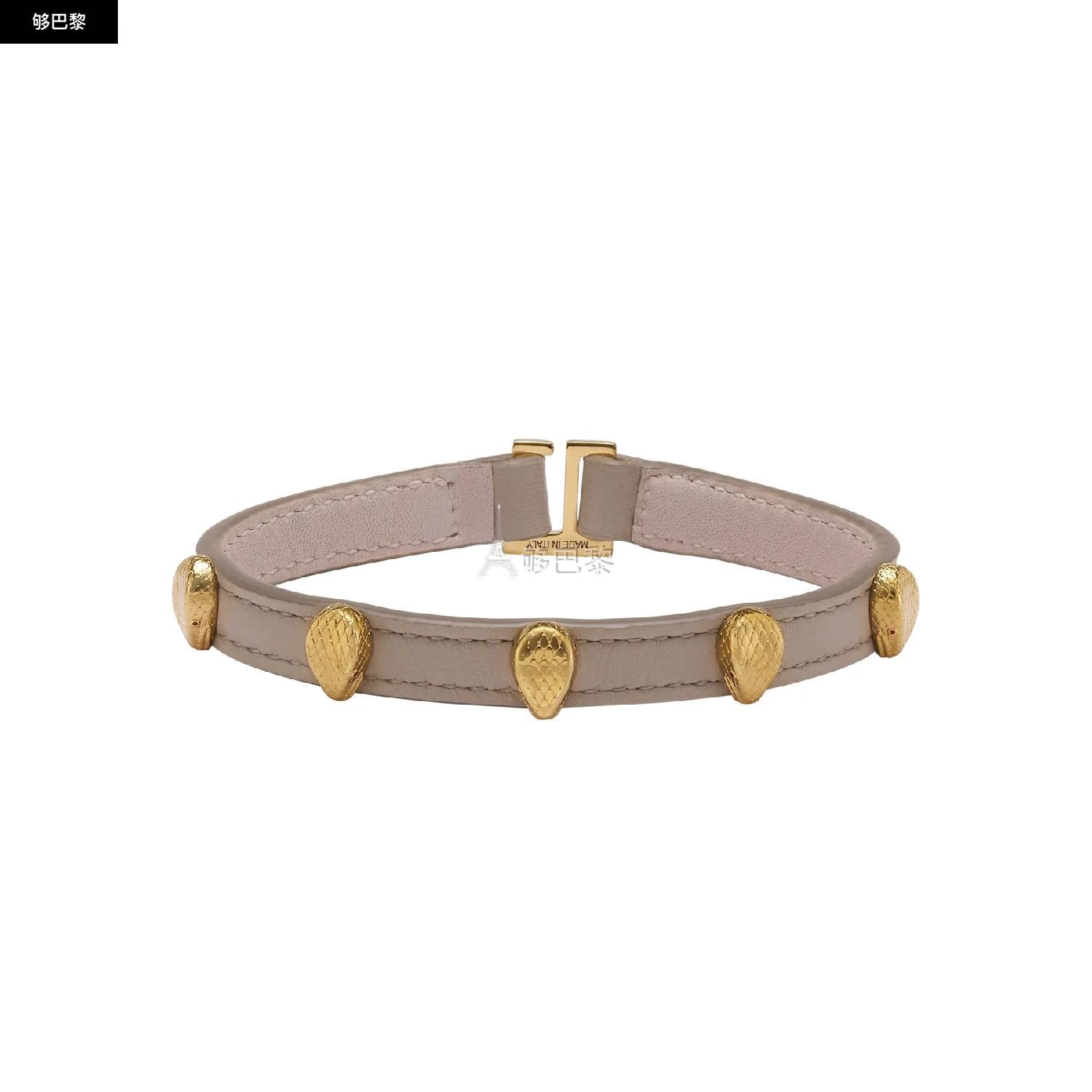 商品BVLGARI|包邮包税【预售7天发货】 BVLGARI宝格丽 23秋冬 女士 手链 SERPENTI FOREVER BRACELET EN CUIR 292347,价格¥3953,第3张图片详细描述